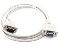 Кабель с разъёмами AMPERIN DB9 RS-232 нуль модемный мама-папа 1,4 м 099672