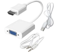 Разъем HDMI переходник RUICHI HDMI (m)-VGA (f)+AUX Power 113760