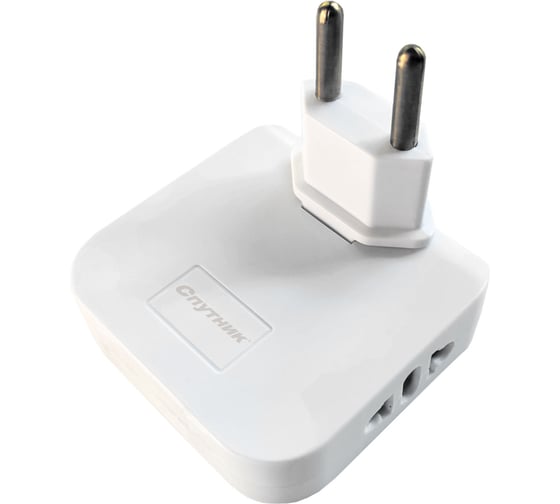 Сетевой разветвитель спутник 10А 3 гнезда-розетки, SRP203 1