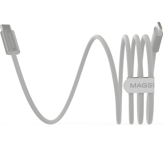Магнитный кабель MAGSSORY Line C 60W USB-C, 1,2 м WHITE CBL002w 1