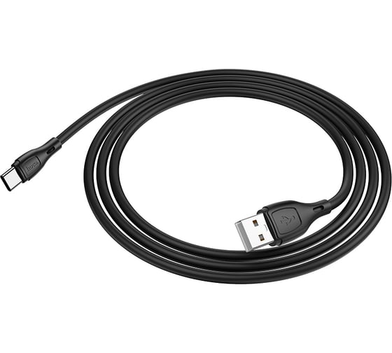 USB кабель Hoco X61 Ultimate silicone для Type-C, 3.0А, длина 1.0м, черный 811143