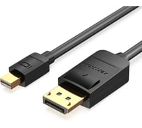 Кабель DisplayPort v1.2 VENTION 20M/Mini DP M - 3м Черный HAABI