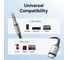 Кабель VENTION USB-CM / Jack 6.35 mm M DAC - 1 м. Серый BIJHF 6