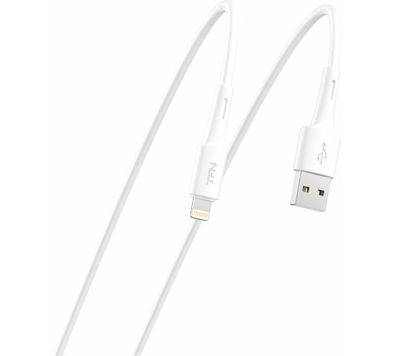 Дата-кабель USB-8pin TFN 2м, белый TFN-CLIGUSB2MWH