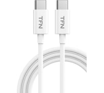 Дата-кабель TypeC-TypeC TFN 1м TPE, белый TFN-CUSBCC1MTPWH