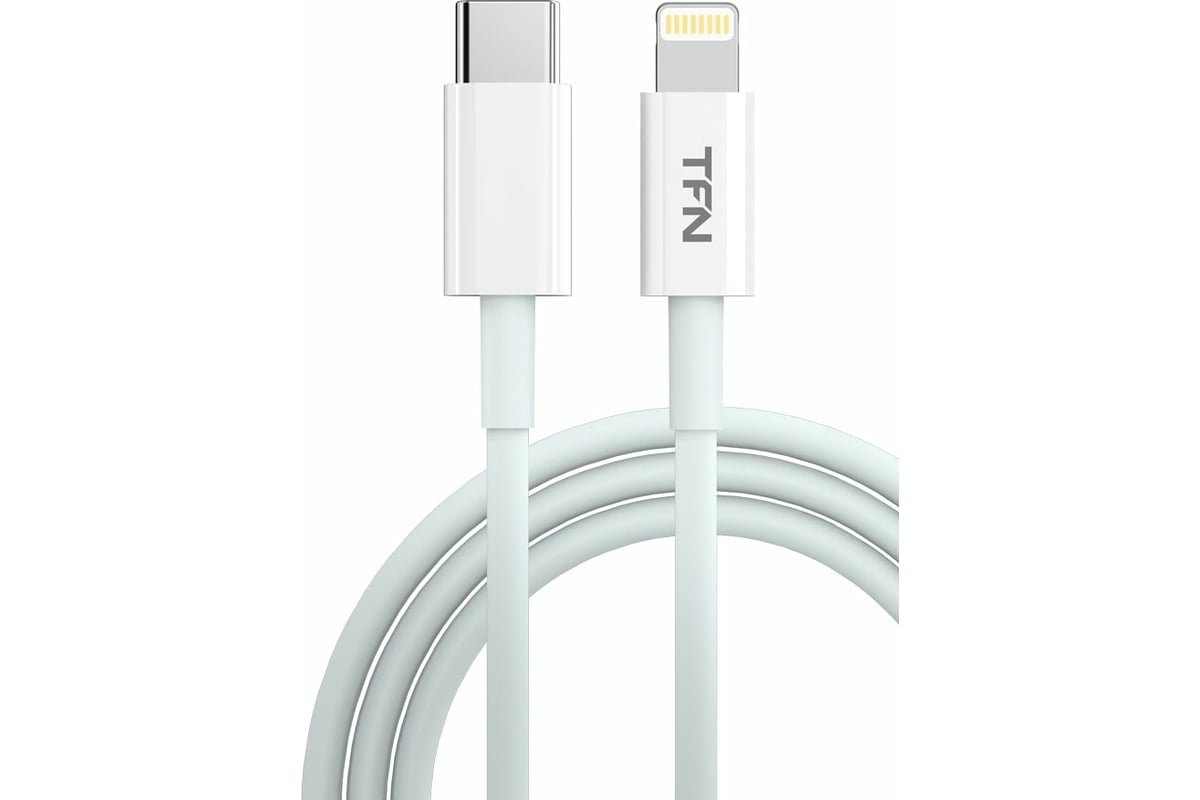 Дата-кабель 8pin-TypeC TFN 1м TPE, белый TFN-CLIGC1MTPEWH - выгодная ...