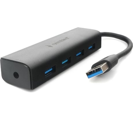 Концентратор USB 3.0 Gembird, 4 порта, с доп питанием UHB-C354