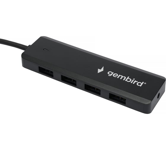 Концентратор USB 3.0 Gembird, 4 порта, с доп питанием UHB-C354