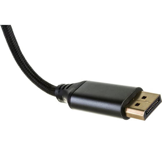 Кабель DisplayPort->DVI Cablexpert 4K 1.8м 20M/25M нейлоновая оплетка металлические разъемы пакет CC-DPM-DVIM-4K-6
