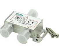 Разветвитель F на 2 TV OXION (5-1000MHz), 3 шт., арт. OX-SPL2W1000-3PCS