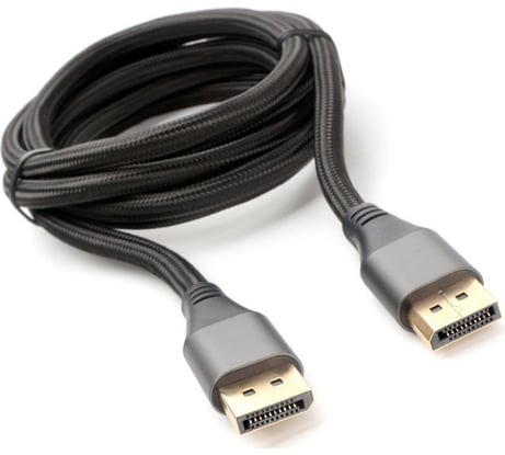 Кабель DisplayPort Cablexpert v1.4 1.8м 20M/20M нейлоновая оплетка металлические разъемы пакет CC-DP8K-6