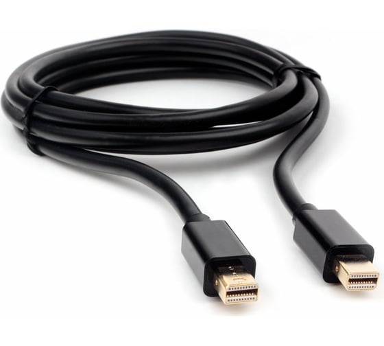 Кабель Cablexpert mDP-mDP, 20M/20M, v.1.2, 4K, 1.8м, черный, позолоченный разъемы, пакет CCP-mDPmDP2-6