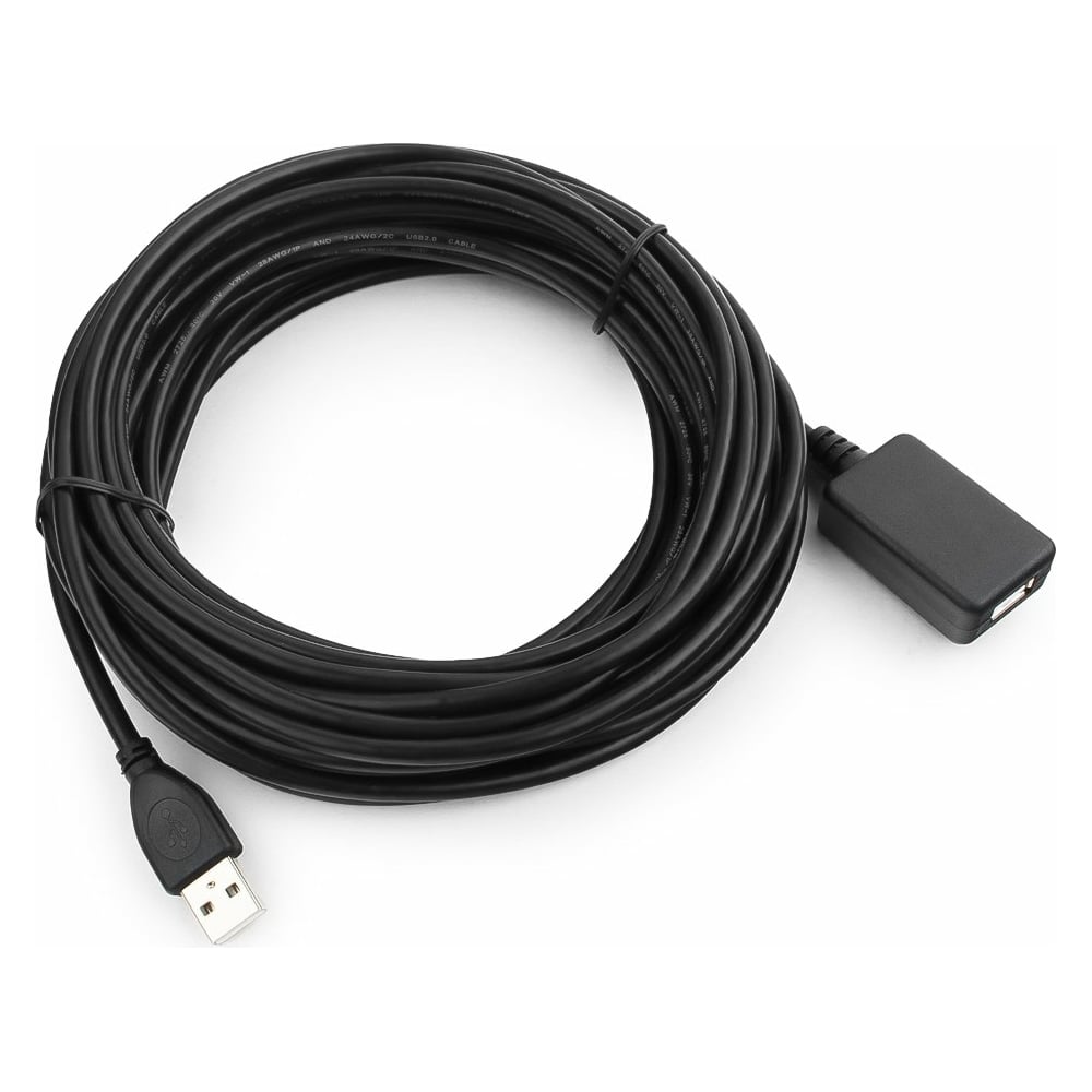 Кабель удлинитель USB 2.0 активный Cablexpert UAE-01-10M, AM/AF, 10м