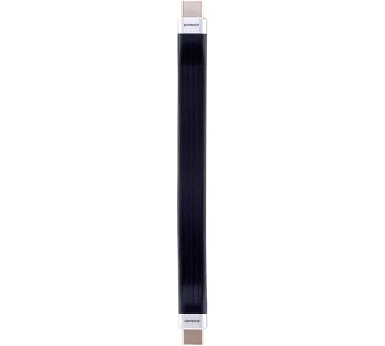 Кабель Zipower USB 3.1 Type-Cx2, 3 A быстрая зарядка, 13,5 м, передача данных 5 Гб/сек, черный PM6677 1