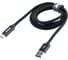 Кабель Zipower USB 3.1 Type-C, 3 A быстрая зарядка, 1 м, передача данных 10 Гб/сек, черный PM6674 2