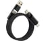 Кабель USB ROBITON P26M 4in1 USB A - TYPE-C/USB A - 8pin/TYPE-C - TYPE-C/TYPE-C - 8pin, 1м, магнитный, серый BL 19799 2