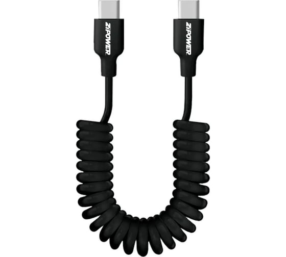 Спиральный USB кабель ZIPOWER PM6737 1
