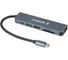 Док-станция Gembird Type-C 6в1: USB3.1, PD100W, SD/TF, USB2.0, HDMI, кабель 16см, алюминий, UHB-D9 1
