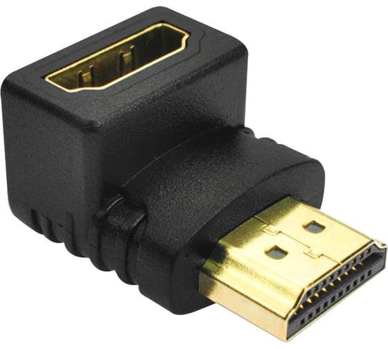 Переходник HDMI 19M/19F нижний угол GCR VIVCVI304