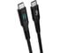 Кабель AGNI USB-C/USB-C, 100W, LED, 1м, черный UC423-24-100W-CC-LED-black 3