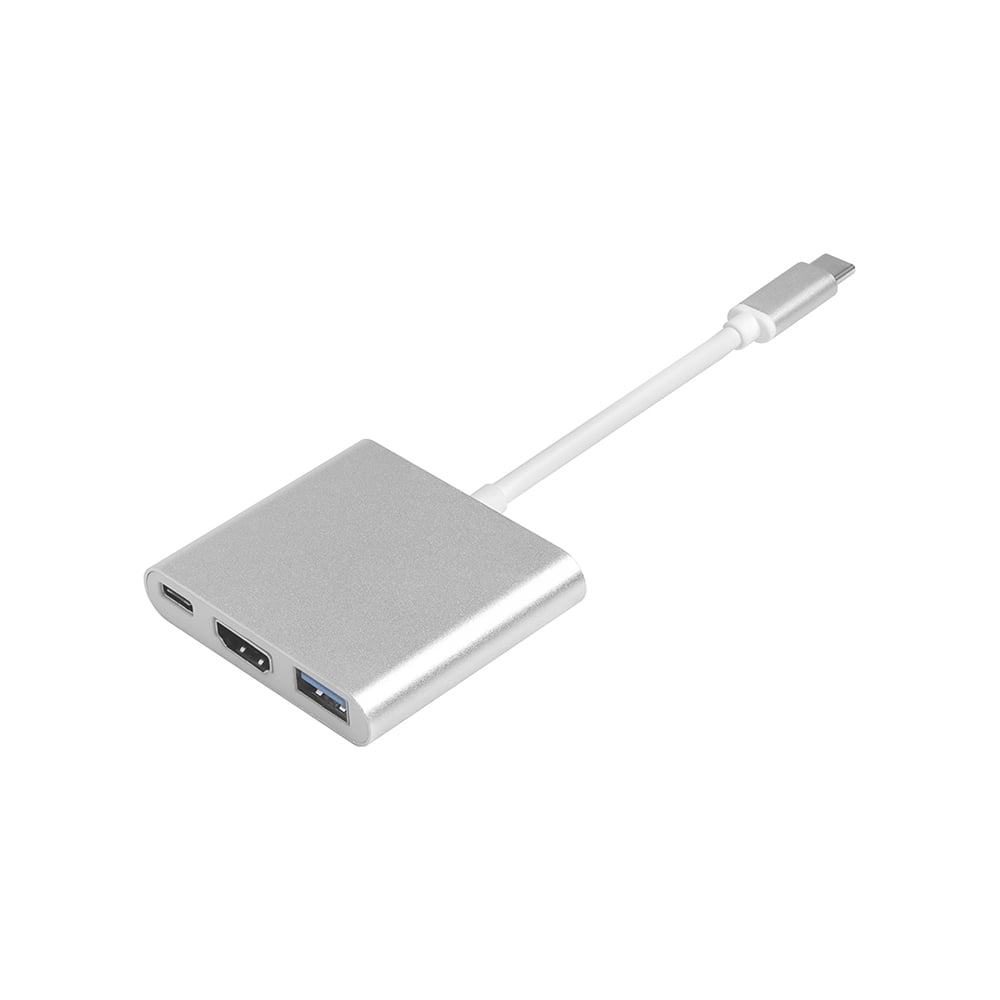 Переходник USB Type C на HDMI+USB 3.0+TypeC GCR VIVAPI24 - выгодная цена,  отзывы, характеристики, фото - купить в Москве и РФ