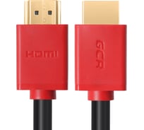 Кабель HDMI 1.4 GCR 1.0m 30 AWG, FullHD, Ethernet 10.2 Гбит/с, 3D, 4Kx2K, экран, VIVHMI450-1.0m