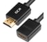 Удлинитель HDMI GCR 3.0m v2.0 черный, 28 AWG, Ethernet 18.0 Гбит/с, 19M/19F, экран, VIVHMIFR6-BB3S-3m 1