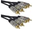 Аудио/видео шнур RUICHI 4 RCA - 4 RCA GM 1.5m 113684 1