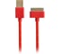 Дата-кабель OXION DCC009 с возможностью зарядки для iPhone 4/4S, USB2.0(M)-30-pin(M), 1м, оплётка кабеля, красный OX-DCC009RD 1