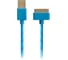 Дата-кабель OXION DCC009 с возможностью зарядки для iPhone 4/4S, USB2.0(M)- 30-pin(M), 1м, оплётка кабеля, синий OX-DCC009BL 1