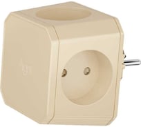 Разветвитель на 4 розетки AGNI слоновая кость TP-WJ4E-ivory