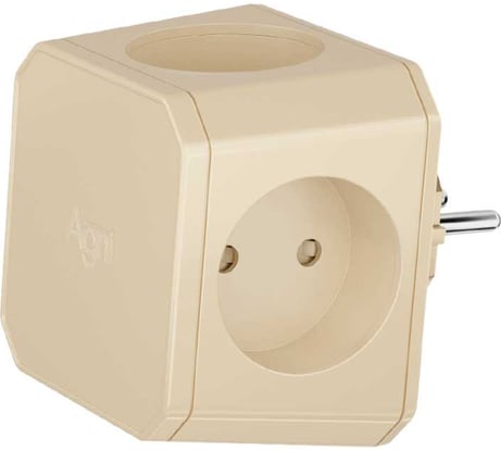 Разветвитель на 4 розетки AGNI слоновая кость TP-WJ4E-ivory