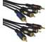 Аудио/видео шнур RUICHI 4 RCA - 4 RCA G 1.5m 113668 1