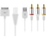 Адаптер OXION ADP006 для iPhone 4/4s, 30-pin (M)-USB/3RCA(M), 1,5м, белый, арт. OX-ADP006WH 2