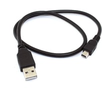 Кабель Amperin USB Type A на Mini USB прямой 0,5 м 97432
