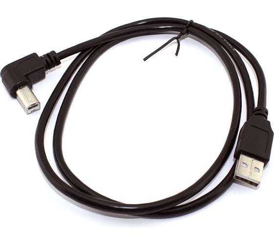 Кабель Amperin USB 2.0 на USB-B угол влево 1 м 97460 1