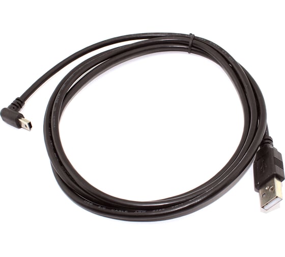 Кабель Amperin USB Type A на Mini USB угол вниз 1,5 м 97444 1