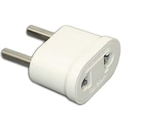 Сетевой переходник Amperin ЕВРО-1 White вариант №2 73795