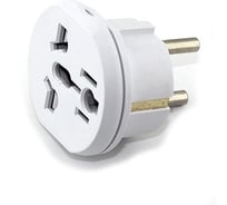 Сетевой универсальный переходник Amperin белый 78884