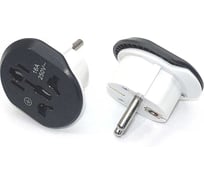 Сетевой универсальный переходник Amperin темно-серый 89764