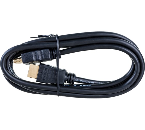Кабель HDMI Гарнизон 1.5м, v2.0, M/M, позол. разъемы, экран, черный, пакет GCC-HDMI-1.5М 1