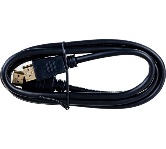Кабель HDMI Гарнизон 1.5м, v2.0, M/M, позол. разъемы, экран, черный, пакет GCC-HDMI-1.5М