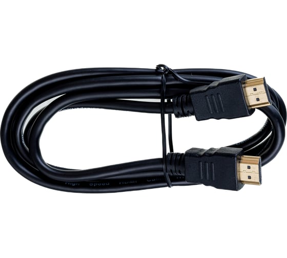 Кабель HDMI Гарнизон 1.5м, v2.0, M/M, позол. разъемы, экран, черный, пакет GCC-HDMI-1.5М