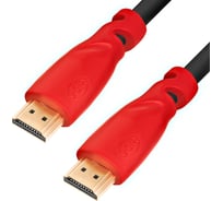 Кабель HDMI 1.4 GCR 0.5m 30 AWG, FullHD, Ethernet 10.2 Гбит/с, 3D, 4K, экран, VIVHMI350-0.5m