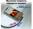 Угловой кабель Lightning GCR PREMIUM 0.25m для PowerBank, черный, AL case черный, 28/24 AWG, VIV53I446 3