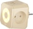 Разветвитель AGNI на 3 розетки, ночник, 1 USB 18 Вт + 1 Type-C 20 Вт, слоновая кость TP-WJ2U3E TP-WJ2U3E-L-ivory 1