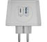 Разветвитель на 3 розетки, 1 USB 18 Вт + 1 Type-C 20 Вт, серый AGNI TP-WJ2U3E-grey 4