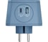 Разветвитель AGNI на 3 розетки, ночник, 1 USB 18 Вт + 1 Type-C 20 Вт, синий TP-WJ2U3E TP-WJ2U3E-blue 4