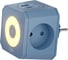 Разветвитель AGNI на 3 розетки, ночник, 1 USB 18 Вт + 1 Type-C 20 Вт, синий TP-WJ2U3E TP-WJ2U3E-L-blue 1