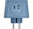 Разветвитель AGNI на 3 розетки, ночник, 1 USB 18 Вт + 1 Type-C 20 Вт, синий TP-WJ2U3E TP-WJ2U3E-L-blue 4